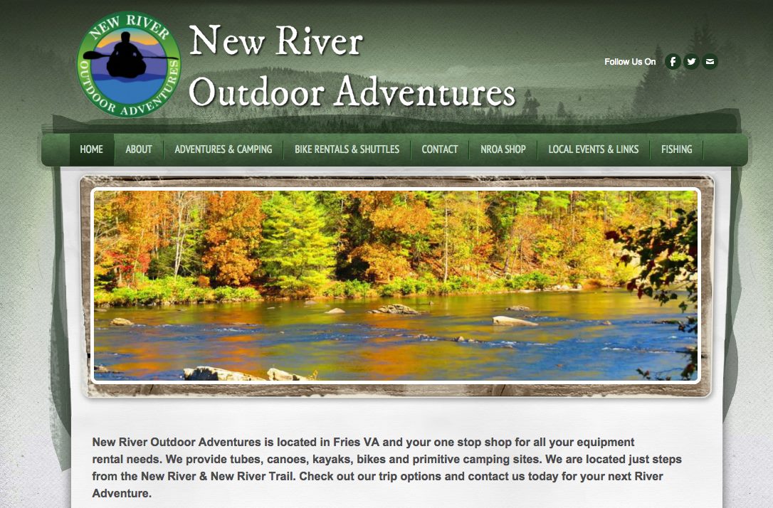 New River Outdoor Adventures – Website
